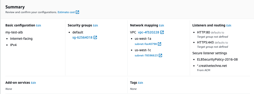Application Load Balancer Summary