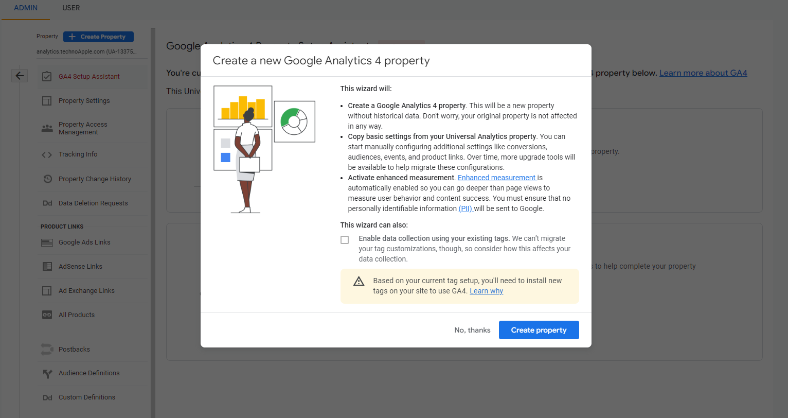 Create Property for GA4